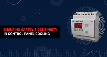 Connectwells Fan Monitoring & Control Device - The perfect device  to protect your control panels from fan malfunctions and cooling loss.