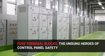 Understanding the role of fuse terminal blocks in protecting critical components in control panels.